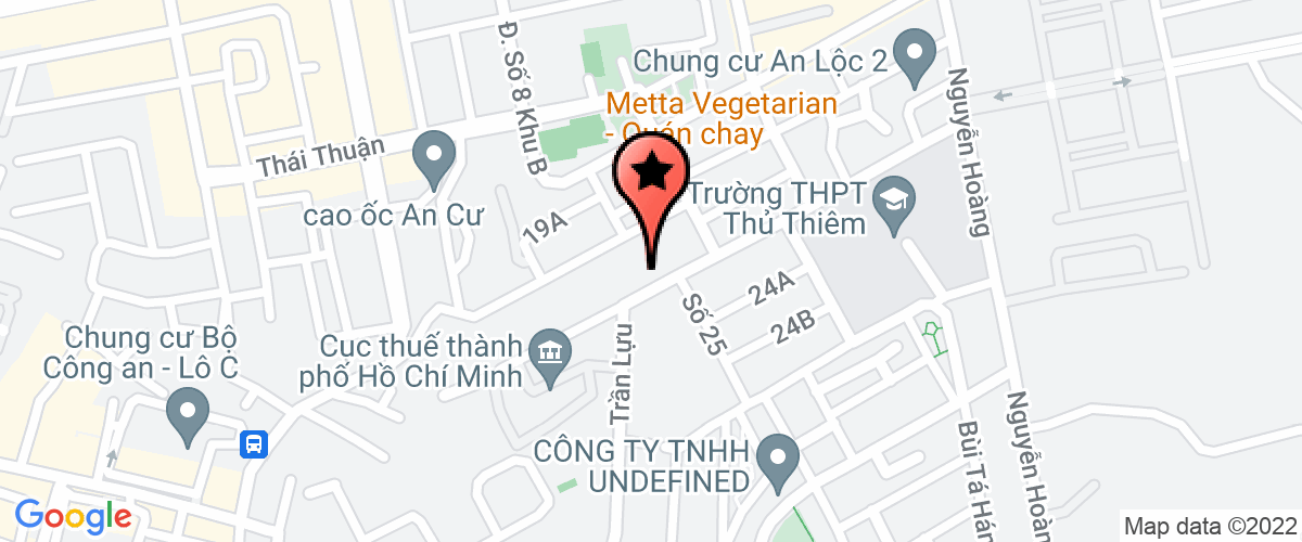 Map go to Saigon Biology Technology Trading Company Limited