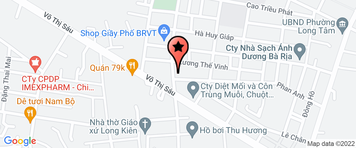 Map go to Huy Hung Equipment Supplies Company Limited