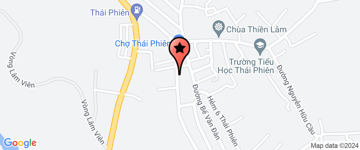 Map go to Da Lat Vang Xanh Company Limited