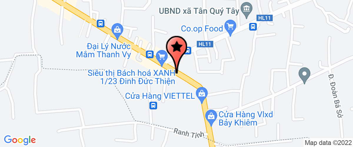 Map go to Vinh Phat Trading Service Production Company Limited