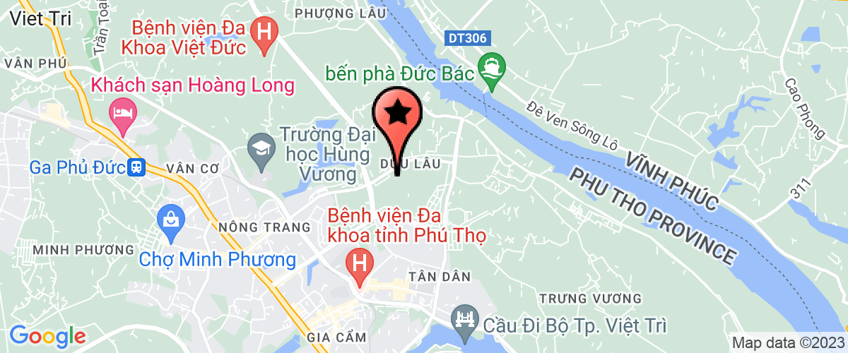 Bản đồ đến Công Ty TNHH Đầu Tư Và Thương Mại T&l Phú Thọ