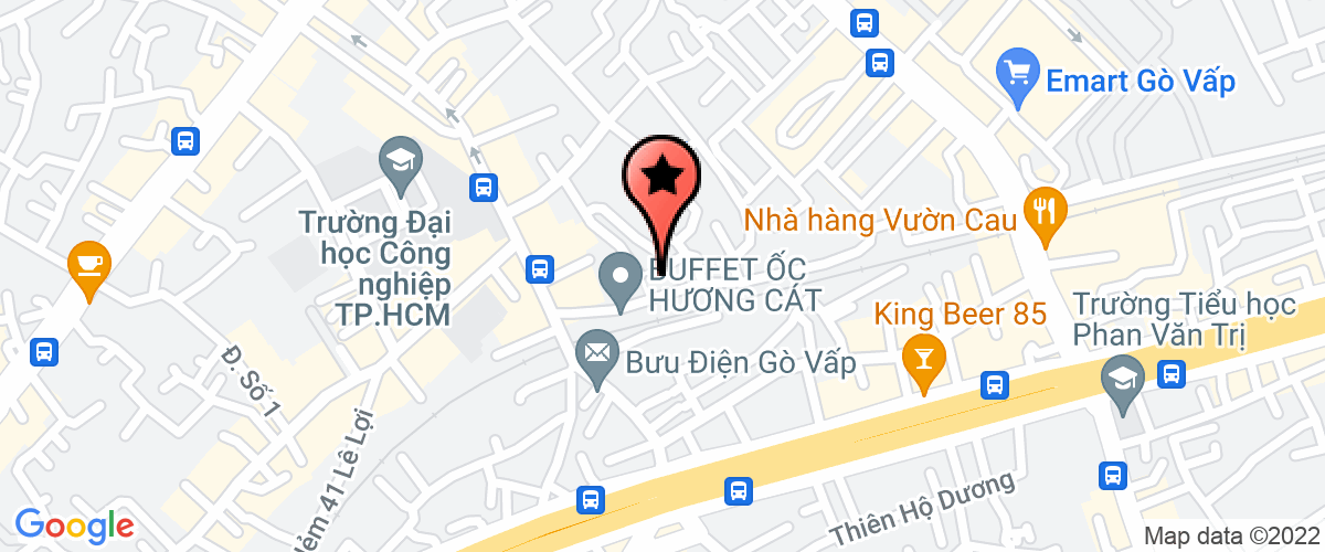 Map go to Le Nhut Real-Estate Investment Company Limited