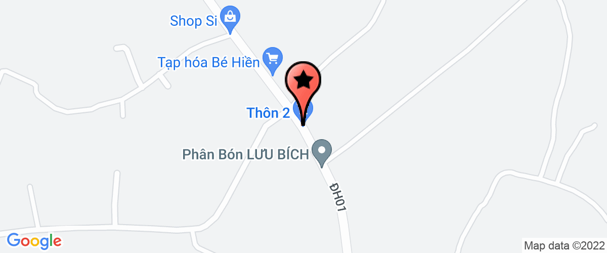 Map go to Truong TH Nguyen Thai Hoc