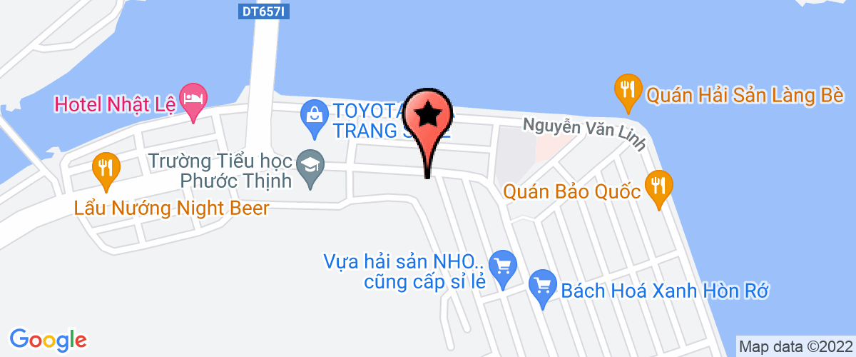 Map go to Duc Thang Nha Trang Company Limited