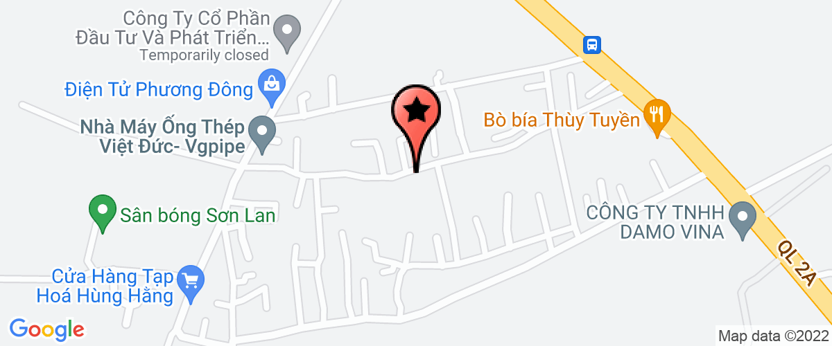 Bản đồ đến Công Ty TNHH Att Vĩnh Phúc