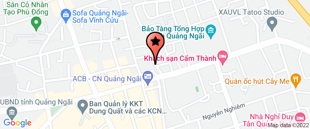 Map go to Tham Tu Company Limited