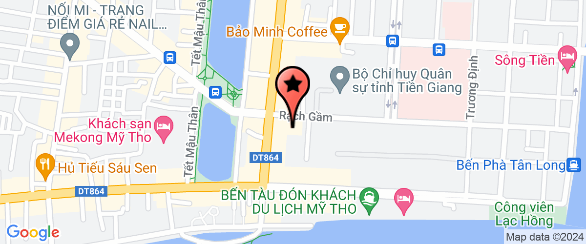 Map go to Truong Bong Sen Nursery