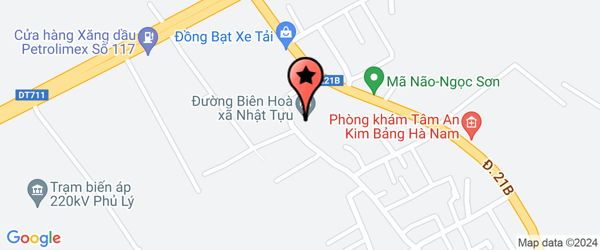 Map go to Nhat Long Trading and Production Joint Stock Company