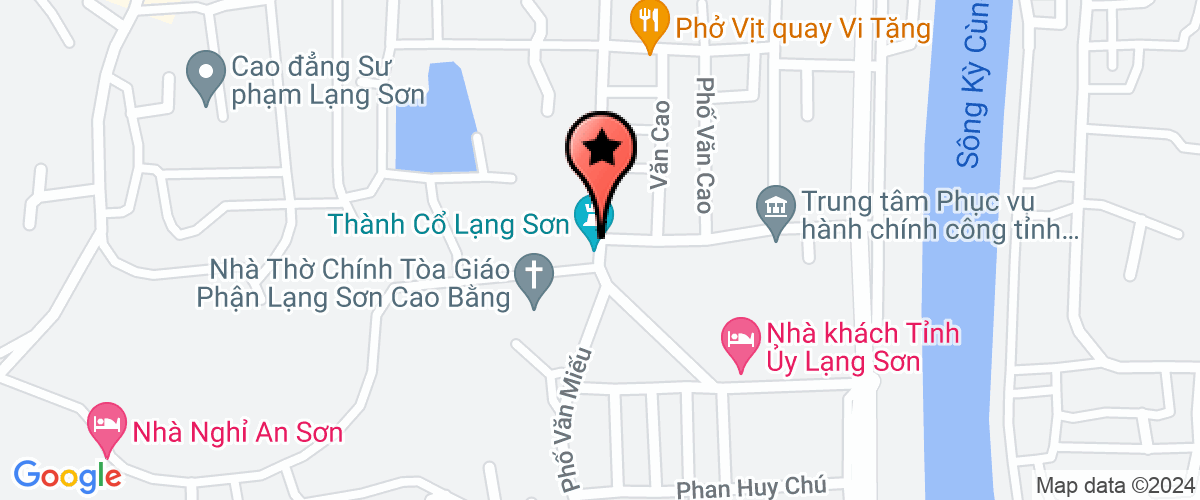 Map go to au Viet Company Limited