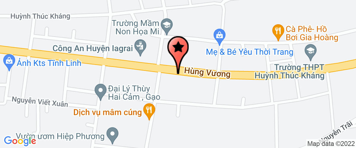 Map go to Dung Huyen Gia Lai Private Enterprise