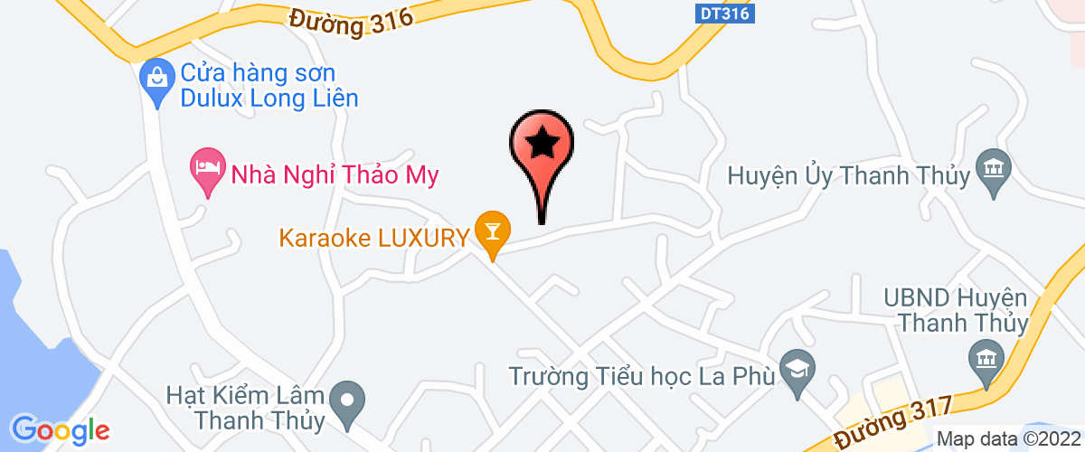 Map go to Phu Tho Infrastructure Enginneering and Water Supply and Drainage Joint Stock Company