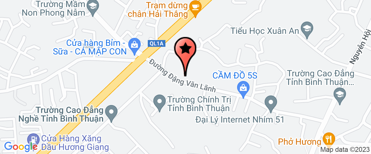 Map go to Quoc Danh Candy Joint Stock Company