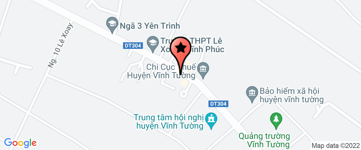 Map go to Rung Tay Bac Development Company Limited