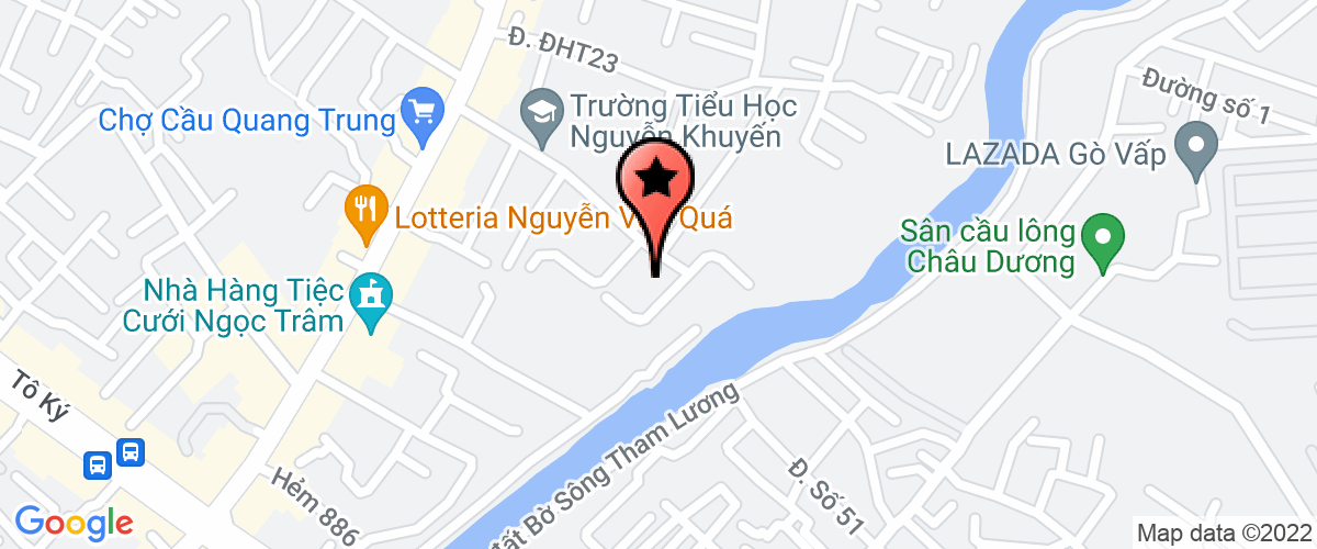 Map go to Thien Quoc Hung Company Limited