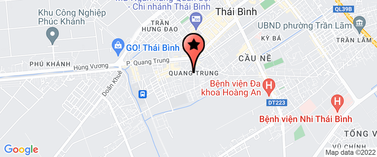 Map go to UBND Phuong Quang Trung