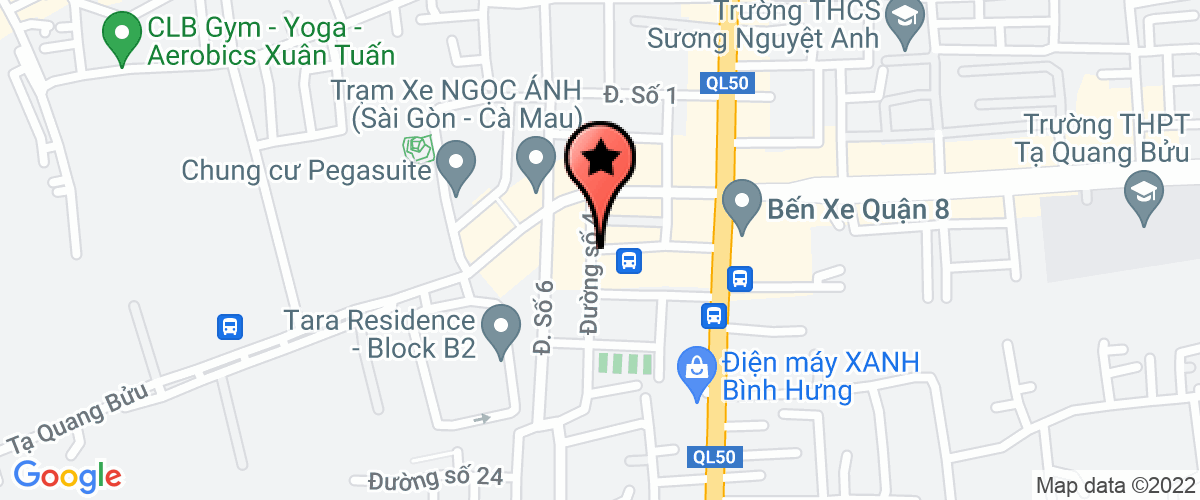 Bản đồ đến Công Ty TNHH Dịch Vụ Thương Mại Xemxe