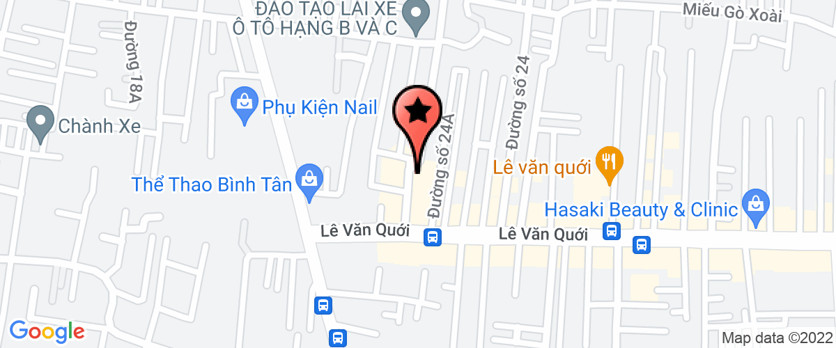 Bản đồ đến Công Ty TNHH Thương Mại Nam Hùng Phát