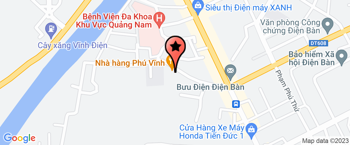 Map go to Thu Bon Joint Stock Company
