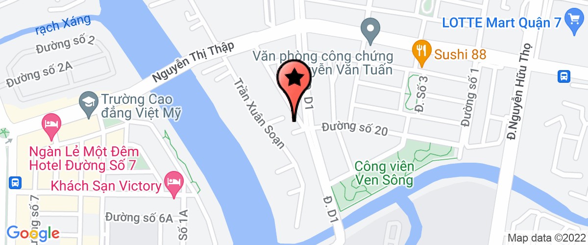 Map go to Hai Minh Import Export Investment Company Limited