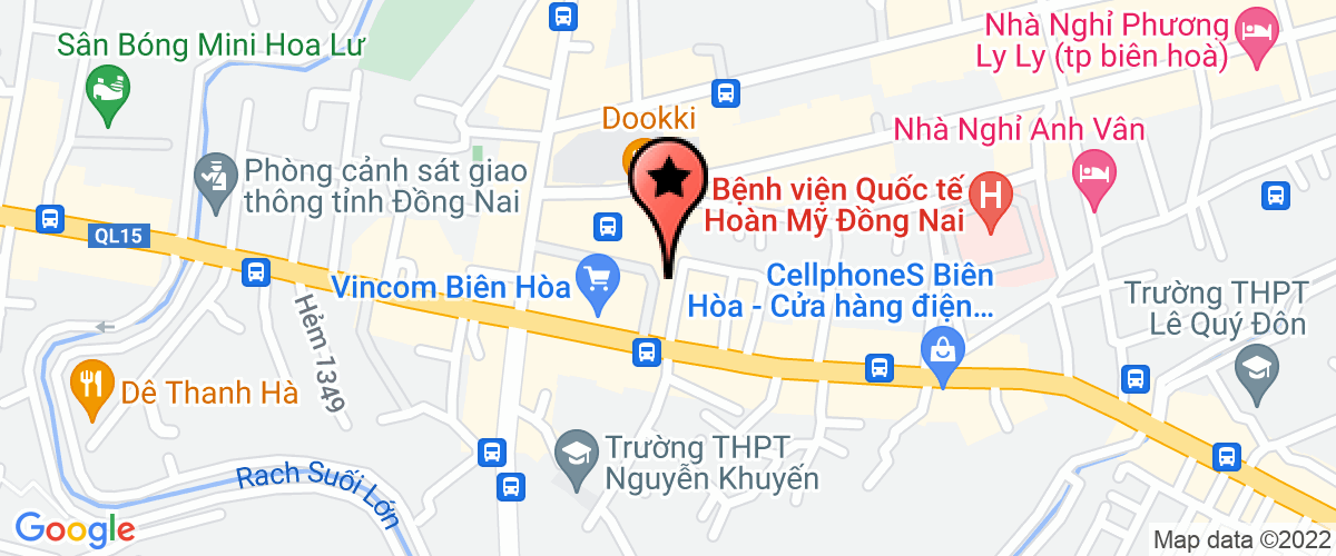 Map go to Thu Lan Anh Company Limited