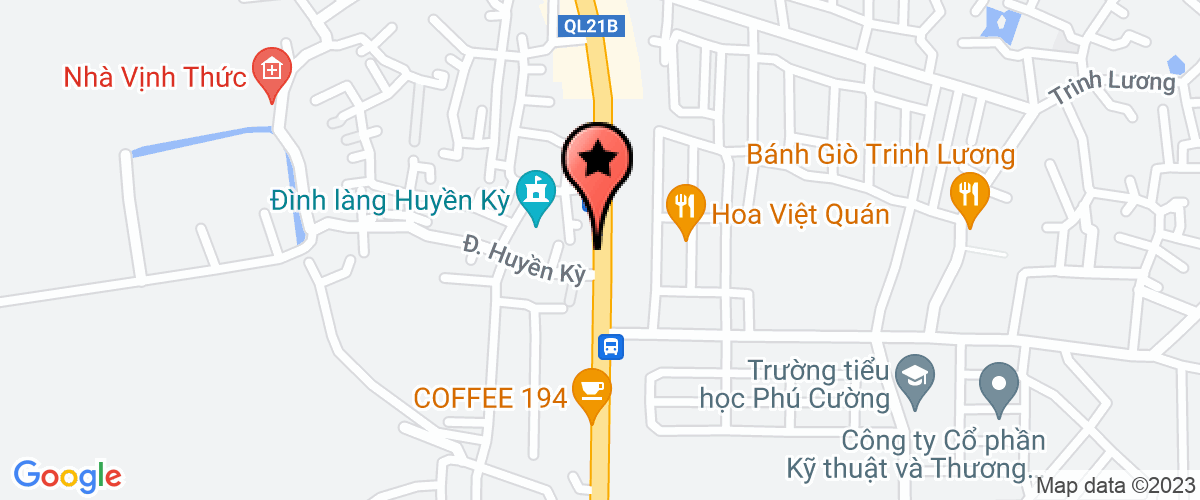 Map go to Kien Cuong Trading Development And Investment Company Limited