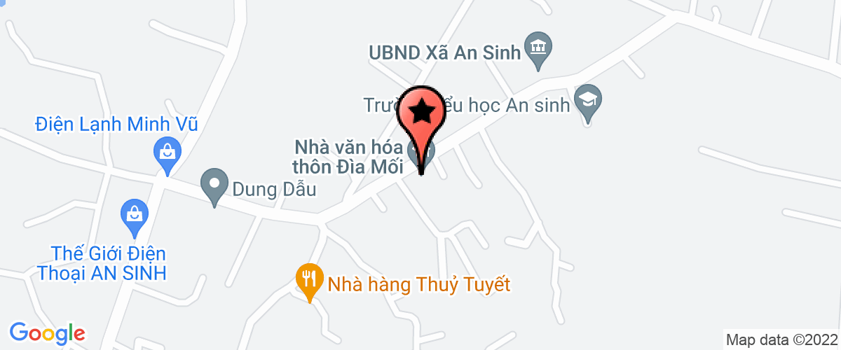Map go to Uy ban nhan dan xa An sinh