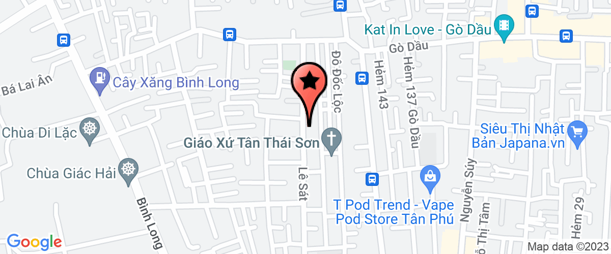 Map go to Thai Binh Duong International Service Trading Company Limited