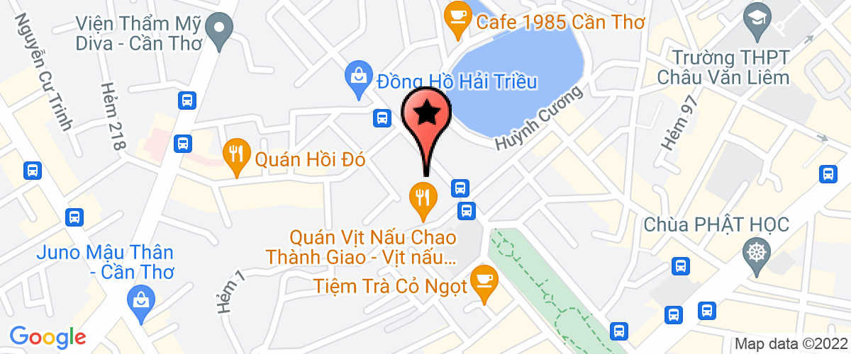 Map go to So Cong Thuong TP Can Tho