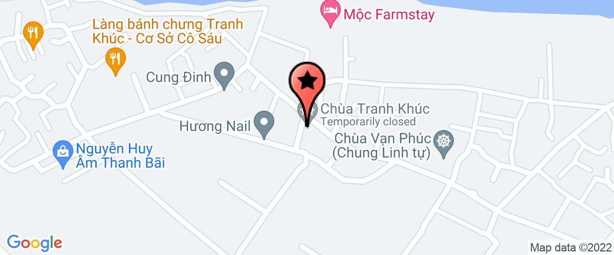 Map go to co phan cong nghiep Chinh Phuong Company