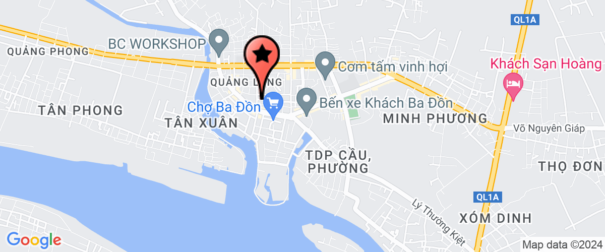 Map go to Hoang Linh General Trading And Transport Company Limited