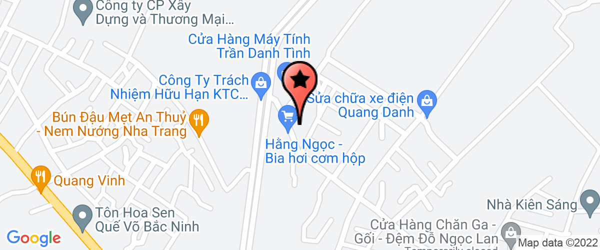 Map go to Giang Ninh Trading Transport Company Limited