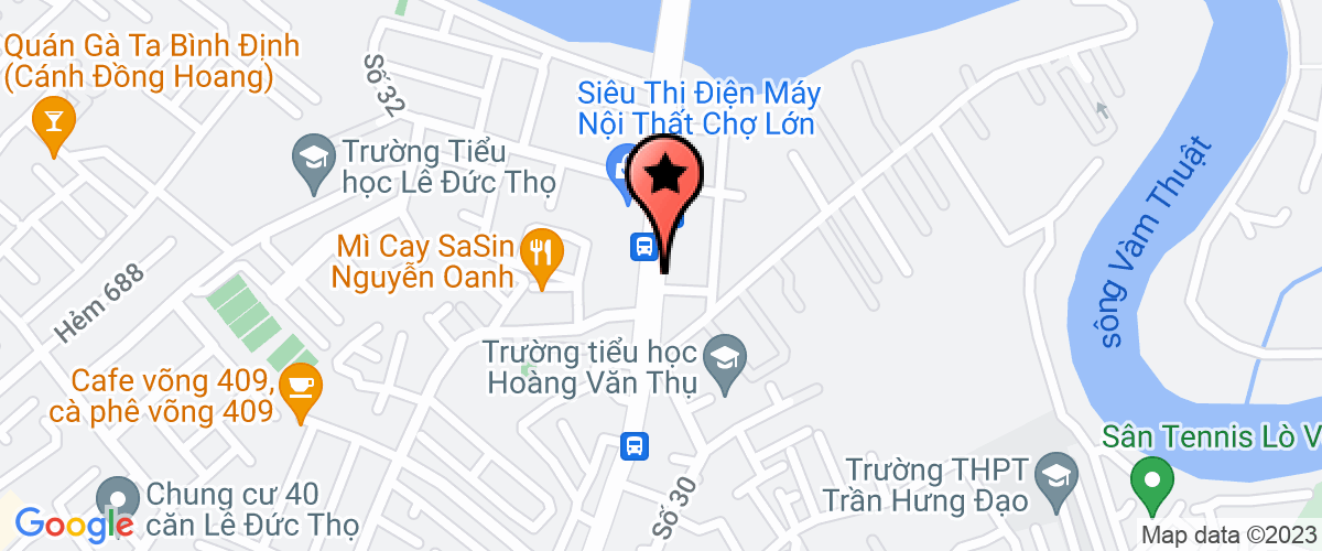 Map go to Nang Tien Ca Entertainment Business Company Limited