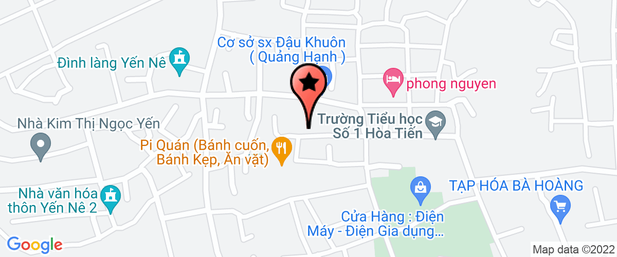 Map go to Hoa Khuong Elementary School