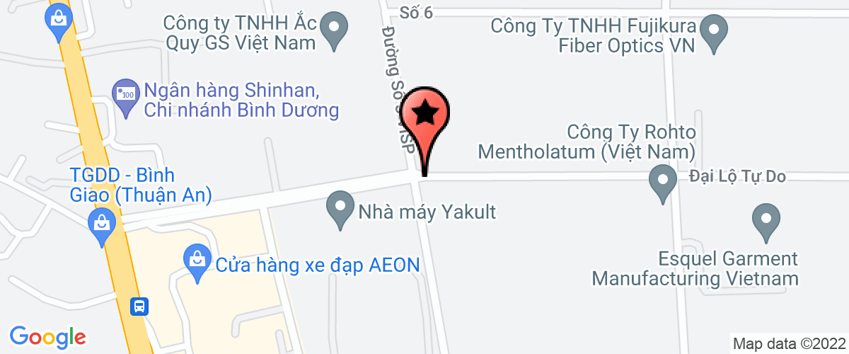 Bản đồ đến Công Ty TNHH BASF Việt Nam