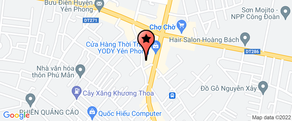 Map go to Bac Ninh Kinh Bac Company Limited