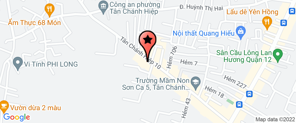Map go to DV  Thang Loi Travel Travel Company Limited