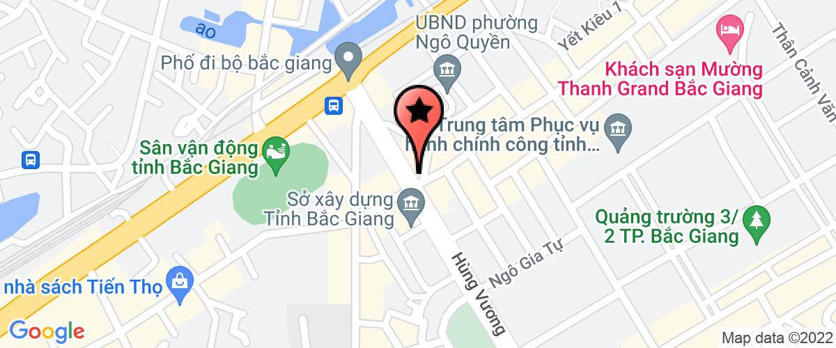 Map go to Hai Hung Bac Giang Trading Joint Stock Company