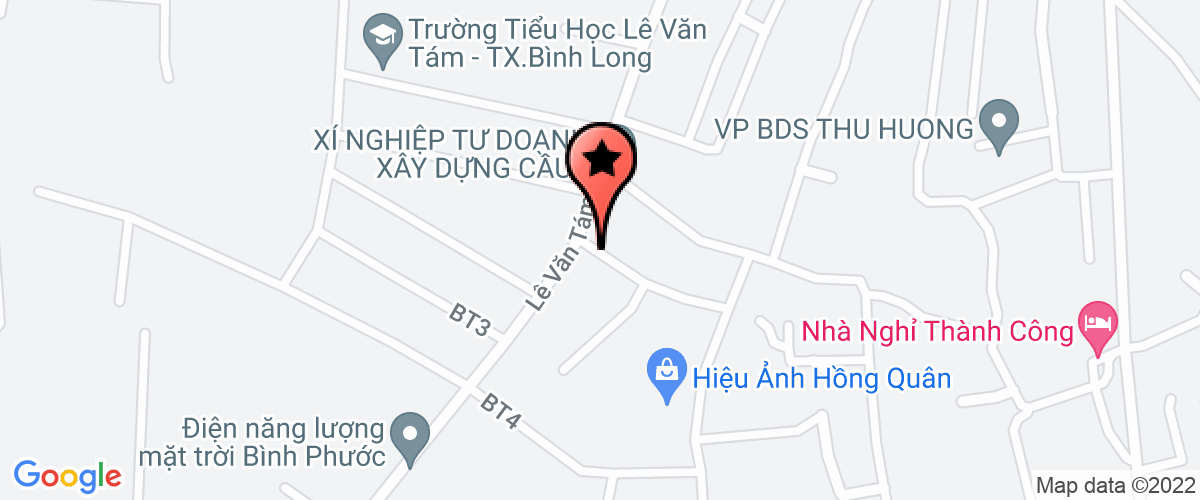 Map go to Ngan Thinh Trading Production Company Limited