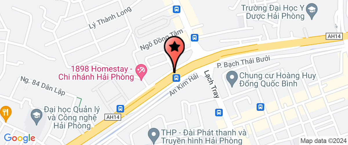 Map go to Anh Nhi Repair and Development Investment Company Limited
