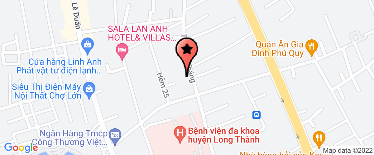 Map go to Dai Binh Minh Company Limited