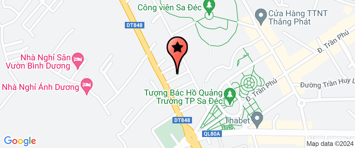 Map go to CTY 01 TV Hoa Kieng Trong Tin Limited