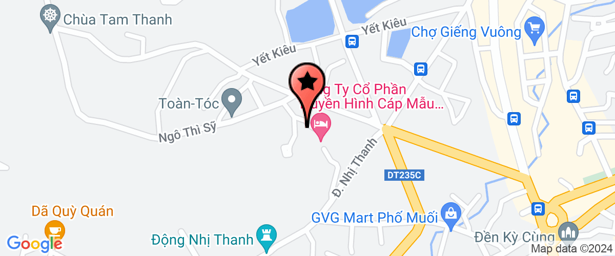 Bản đồ đến Công Ty TNHH Hương Giang Ls