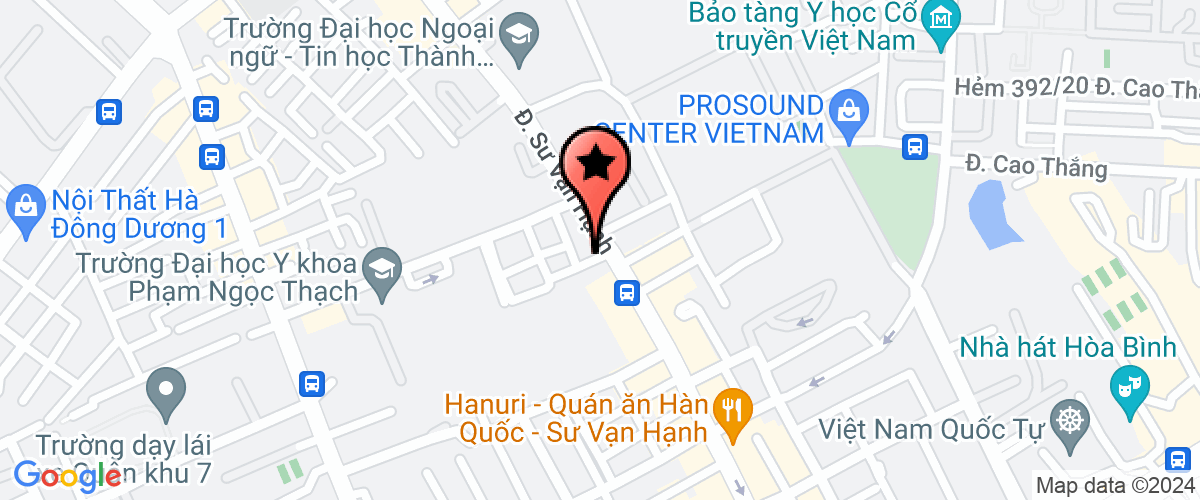 Map go to Hoang Quan Equipment Company Limited