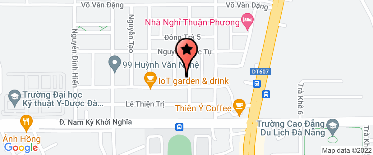Bản đồ đến Công Ty TNHH Công Nghệ Sun