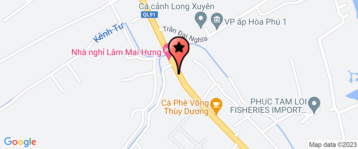 Map go to Hanh Phuc General Hospital Joint Stock Company