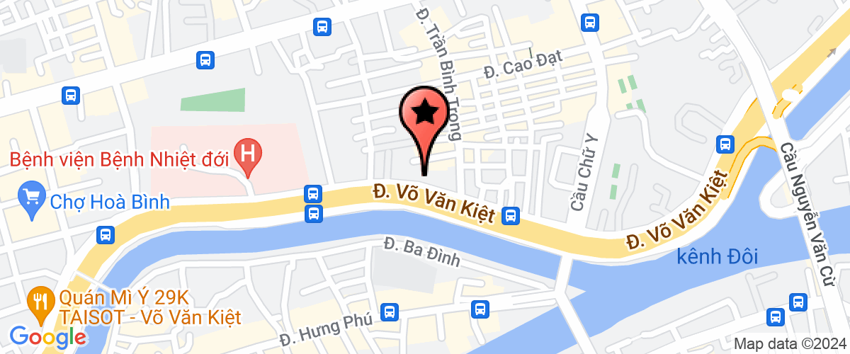 Map go to Vien Dong Nam Duong Seafood Import Export Service Trading Production Company Limited