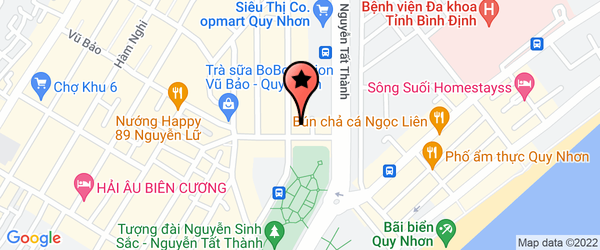 Map go to Thanh Yen - Binh Dinh Joint Stock Company