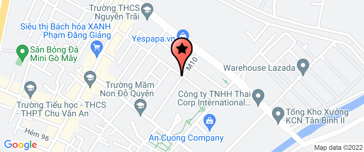 Map go to Branch of  Thap Muoi Import Export Company Limited