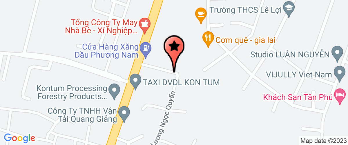 Map go to Nhat Nam Kon Tum Company Limited