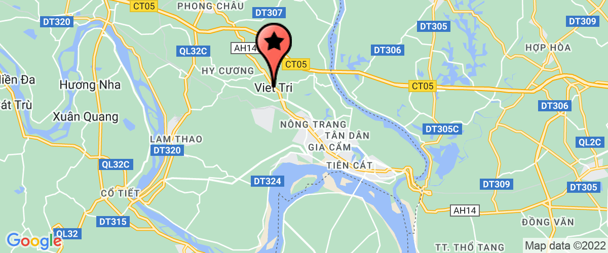 Map go to co phan thuong mai va dich vu Bac Viet Company